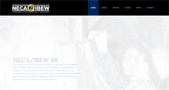 Desktop Screenshot of necaibew48.com